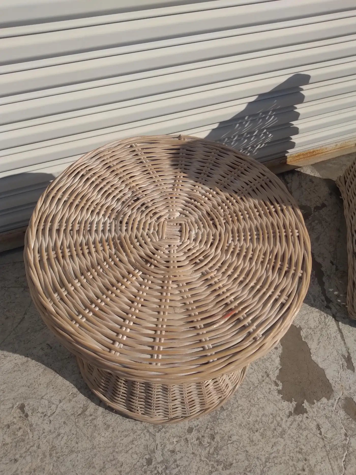 Boho Chic Rattan and Bamboo Side/Coffee Table