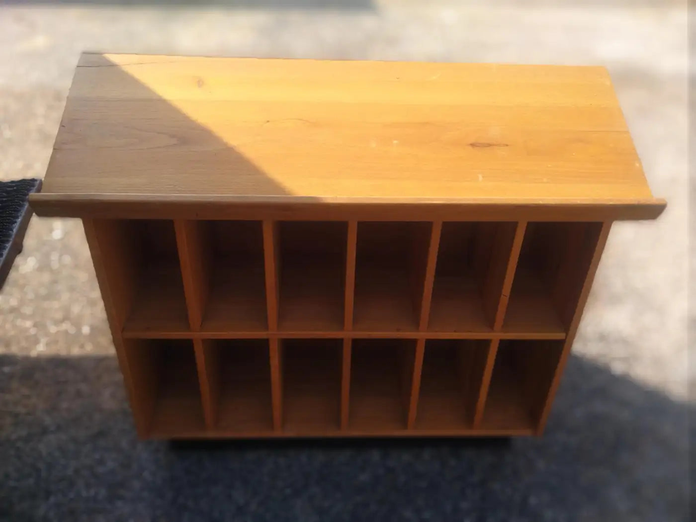 Slanted Top Cubby Hole Bookcase