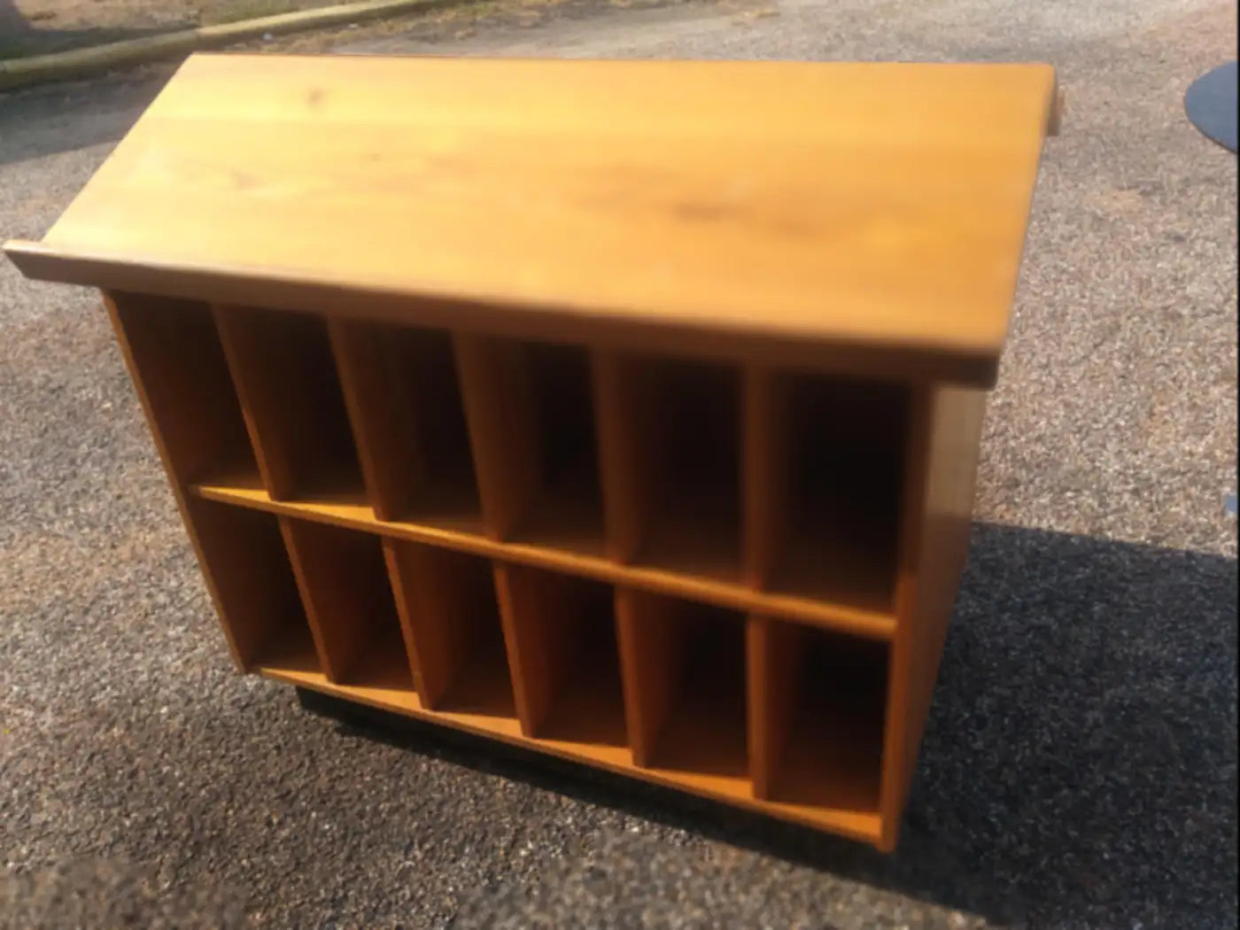 Slanted Top Cubby Hole Bookcase