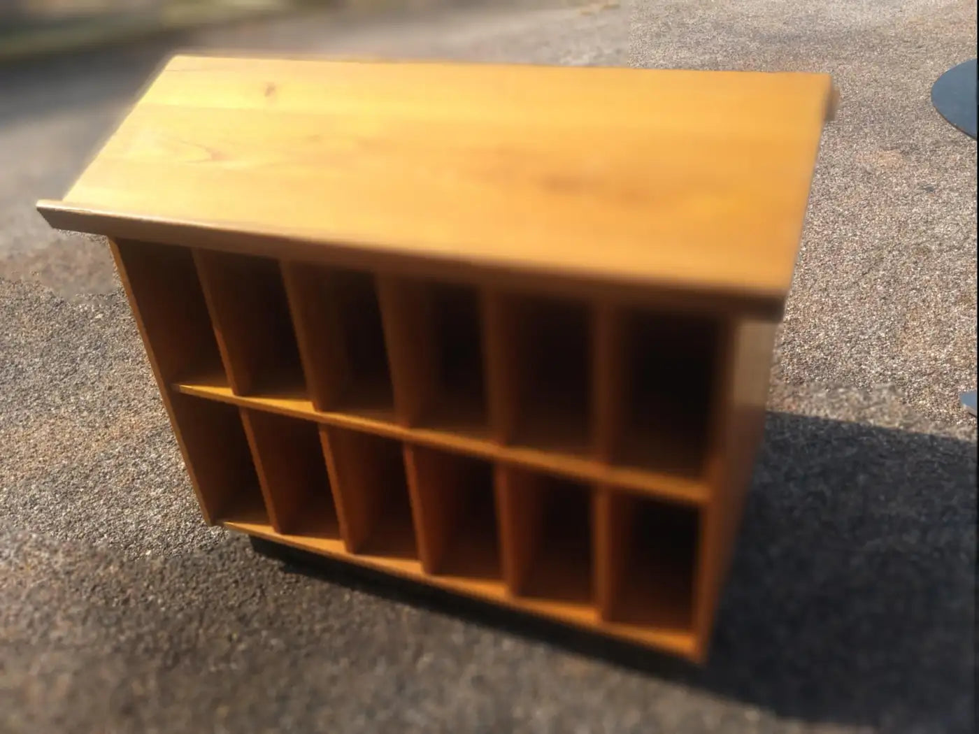 Slanted Top Cubby Hole Bookcase