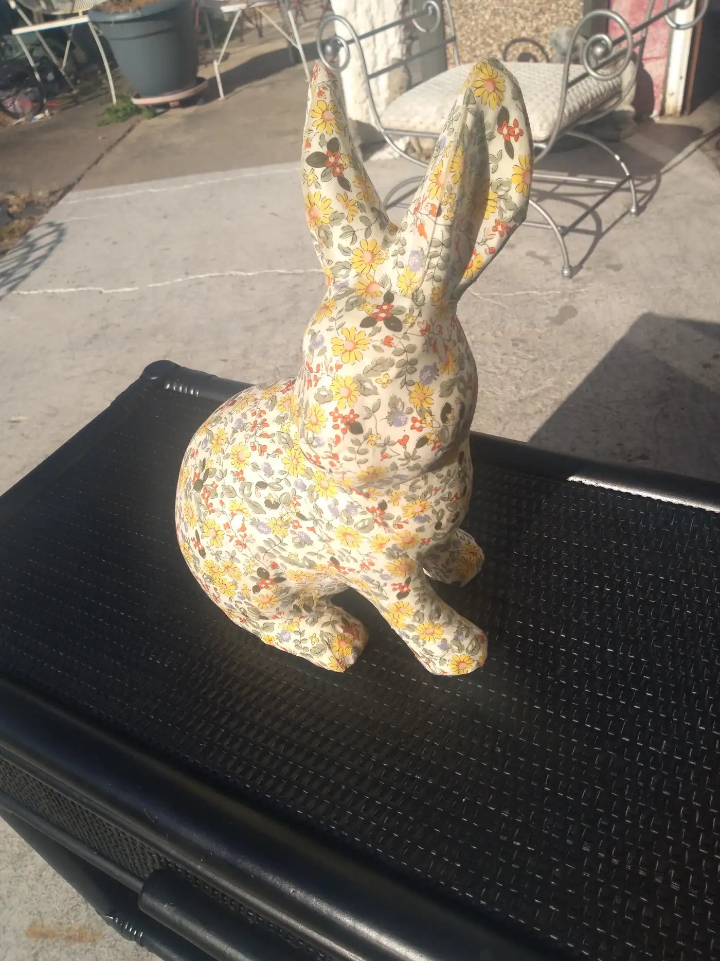 Rabbit covered in Fabric