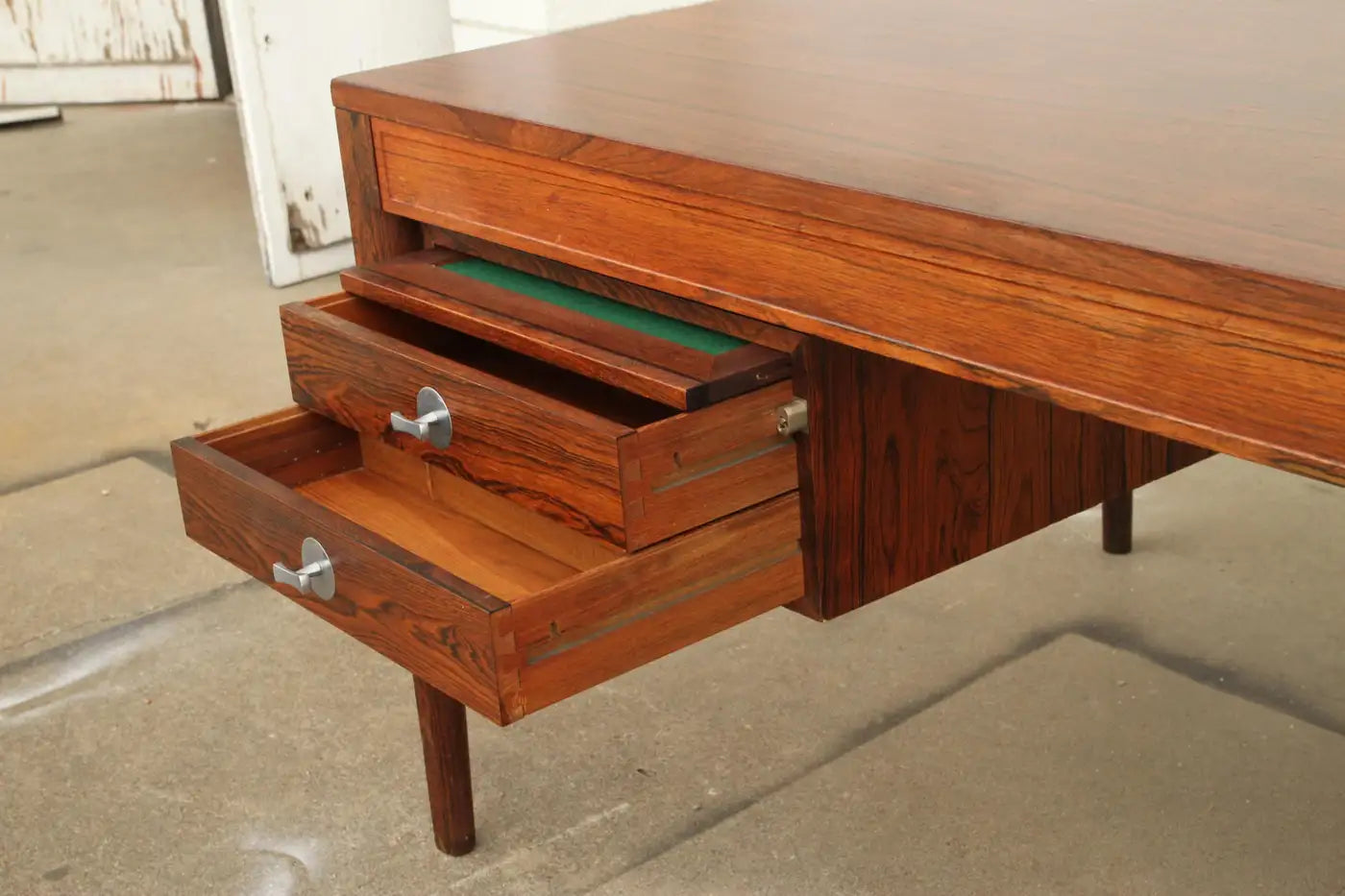 Rosewood Diplomat Desk by Finn Juhl