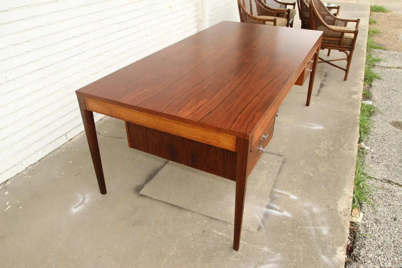 Rosewood Diplomat Desk by Finn Juhl