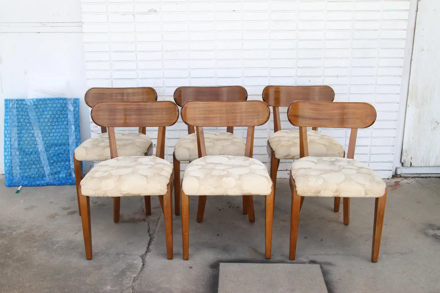 Set of Six 239-4 Edward Wormley Precedent by Drexel Dining Chairs