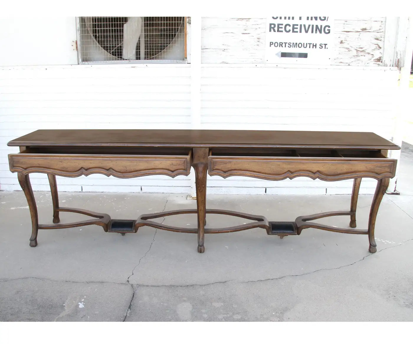 101" Baroque Revival Style Console Table by Auffray Furniture