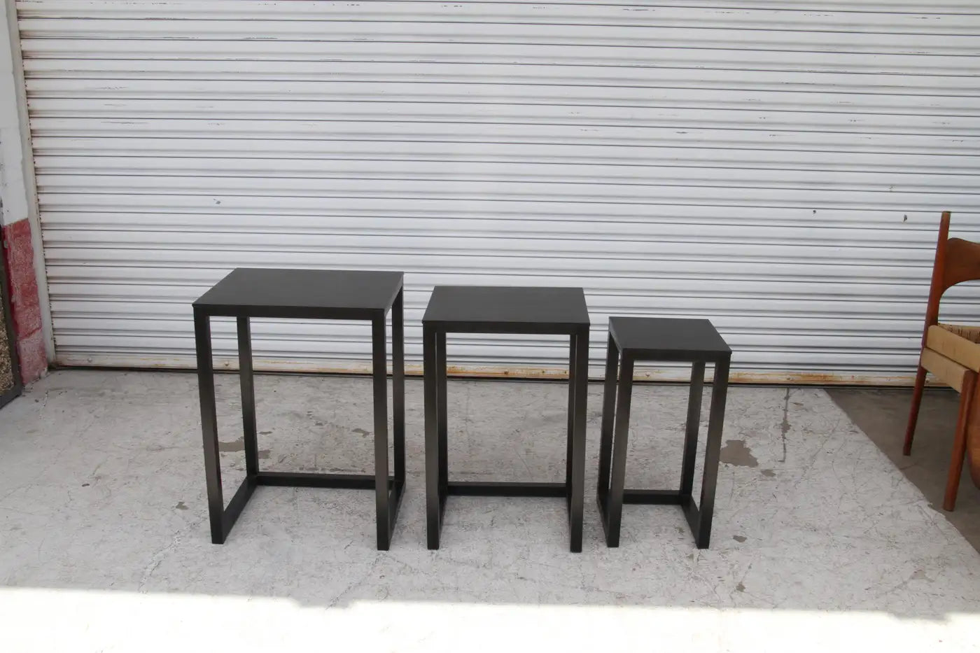 Josef Hoffman Ebonized Nesting Tables