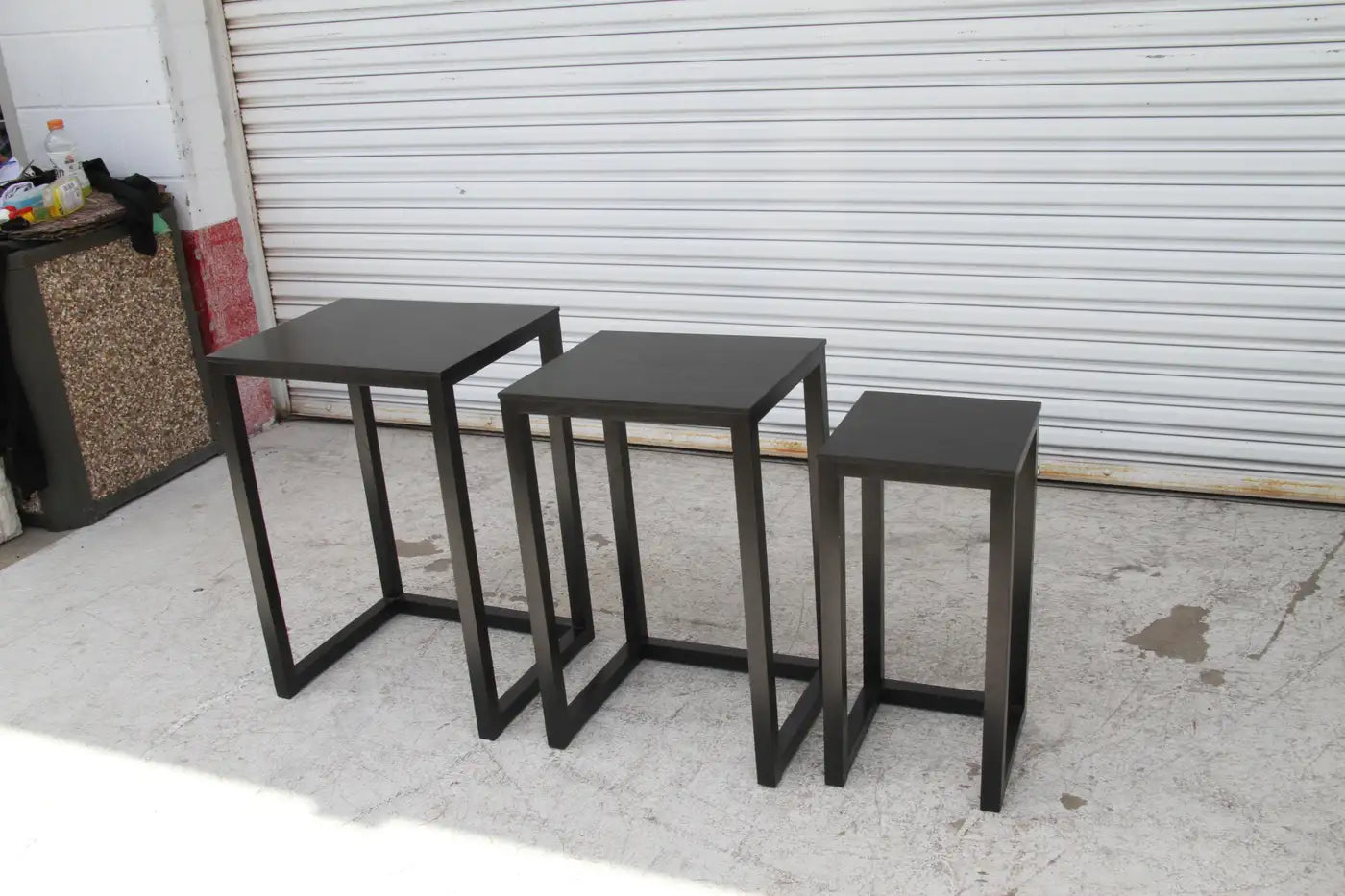 Josef Hoffman Ebonized Nesting Tables