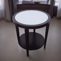 Hickory Marble Side Table