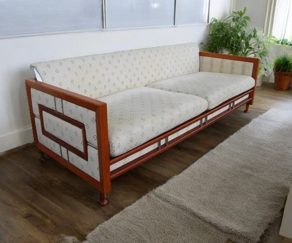 Mid-Century Teak Sofa from Spain