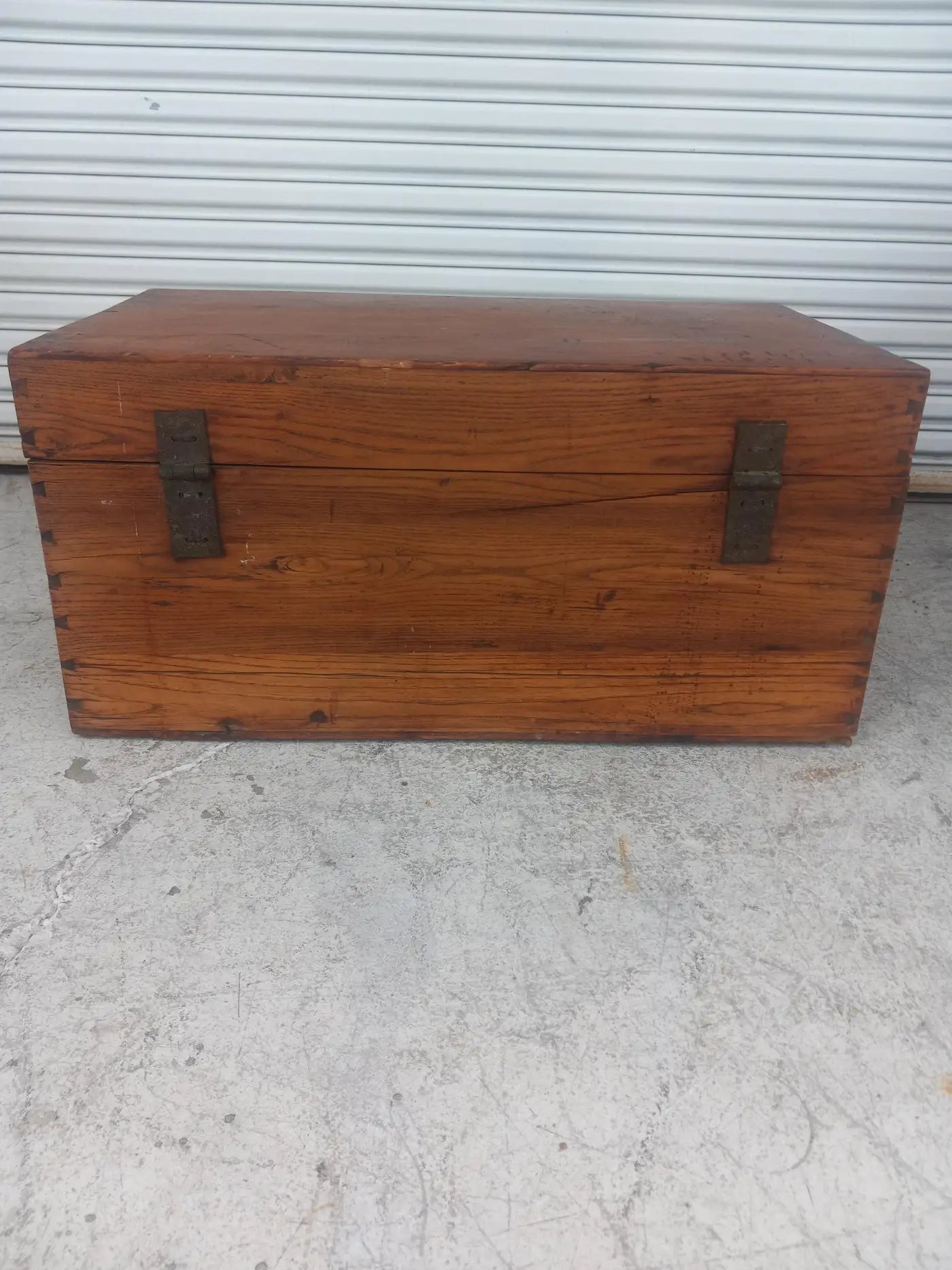 Antique Asian Inspired Camphor Style Blanket Chest