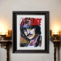 Ringo Starr by Peter Max for the Cover of New Life