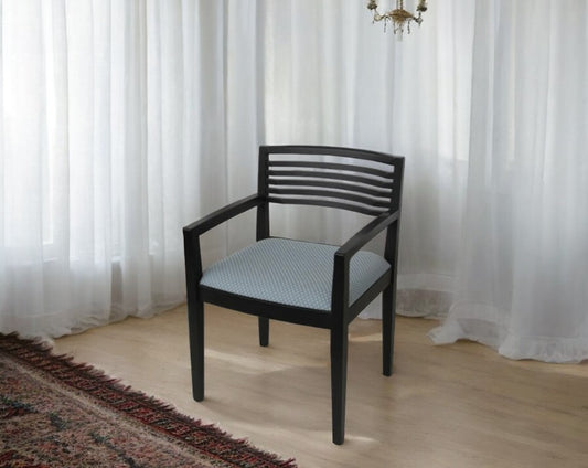 Set of 4 Ebonized Knoll Ricchio Chairs