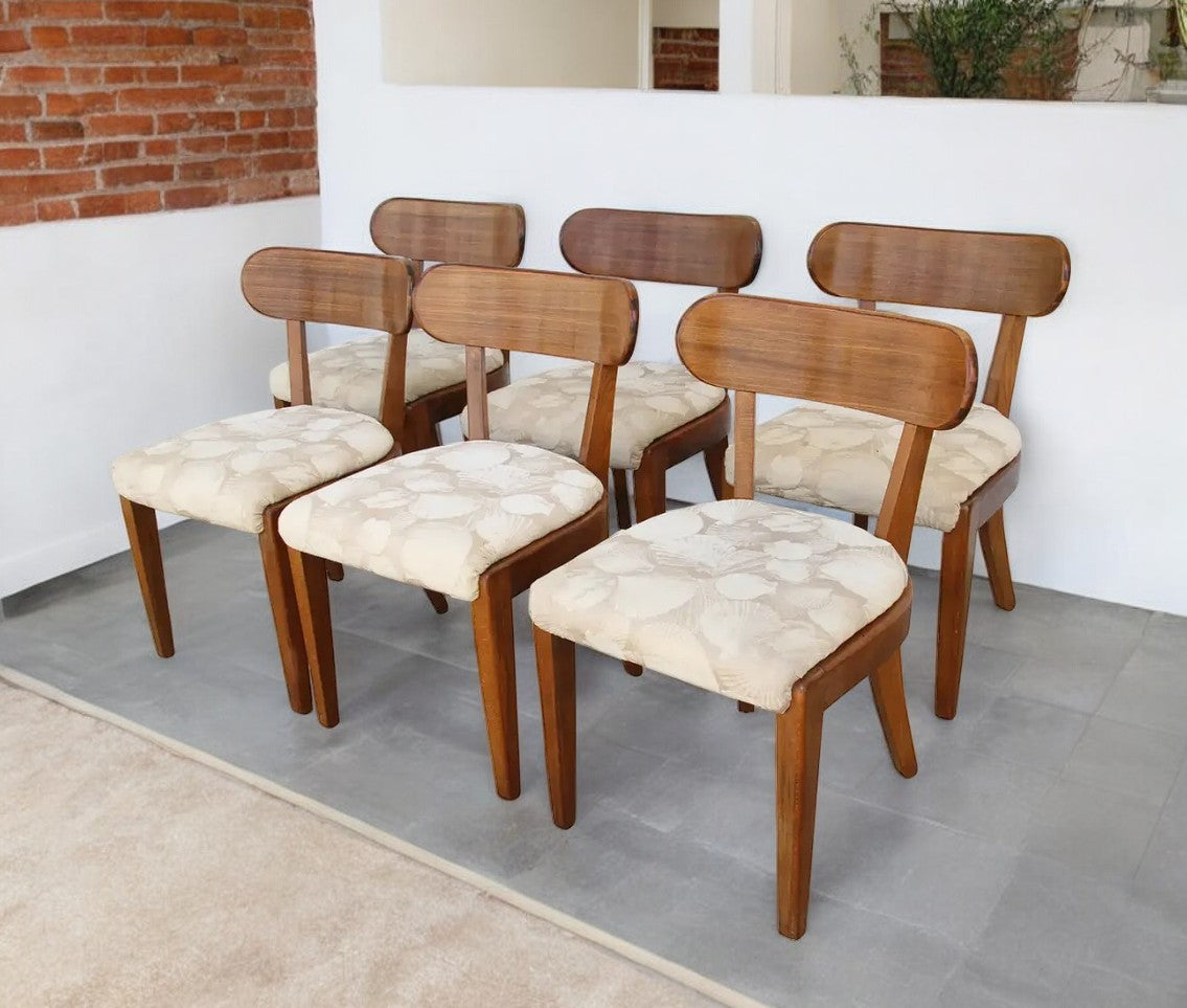 Set of Six 239-4 Edward Wormley Precedent by Drexel Dining Chairs