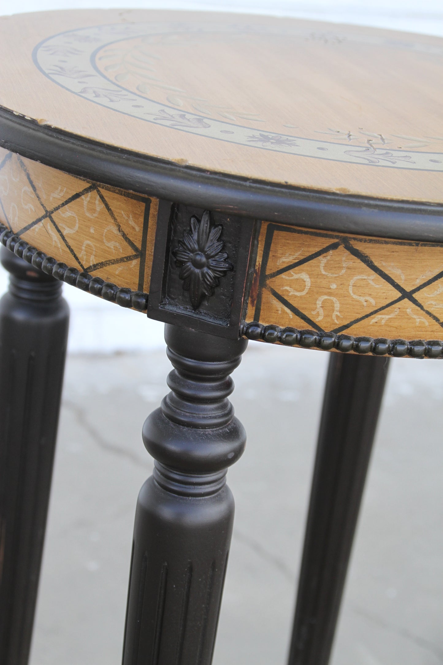 19thc Ebony Table