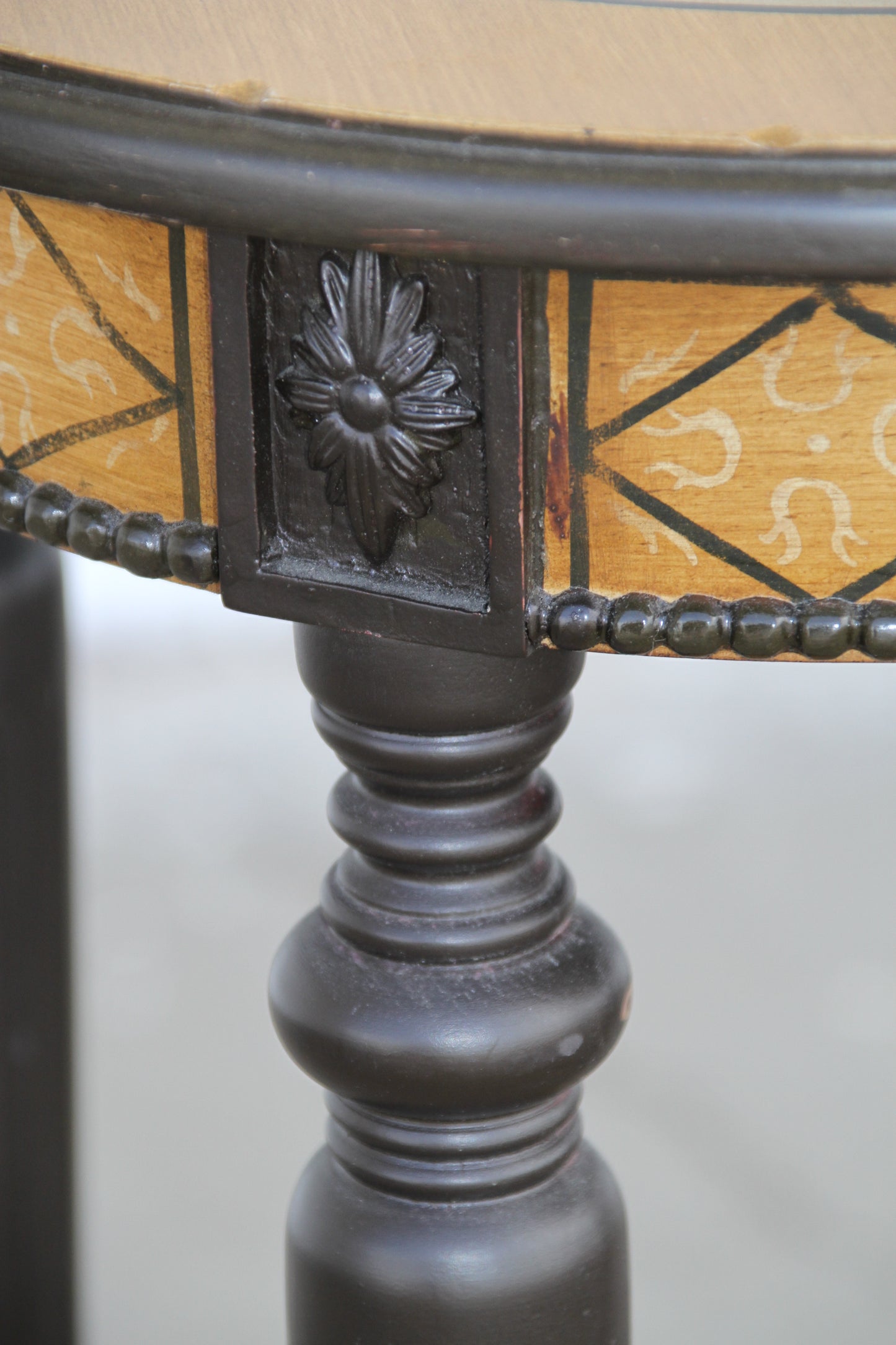 19thc Ebony Table