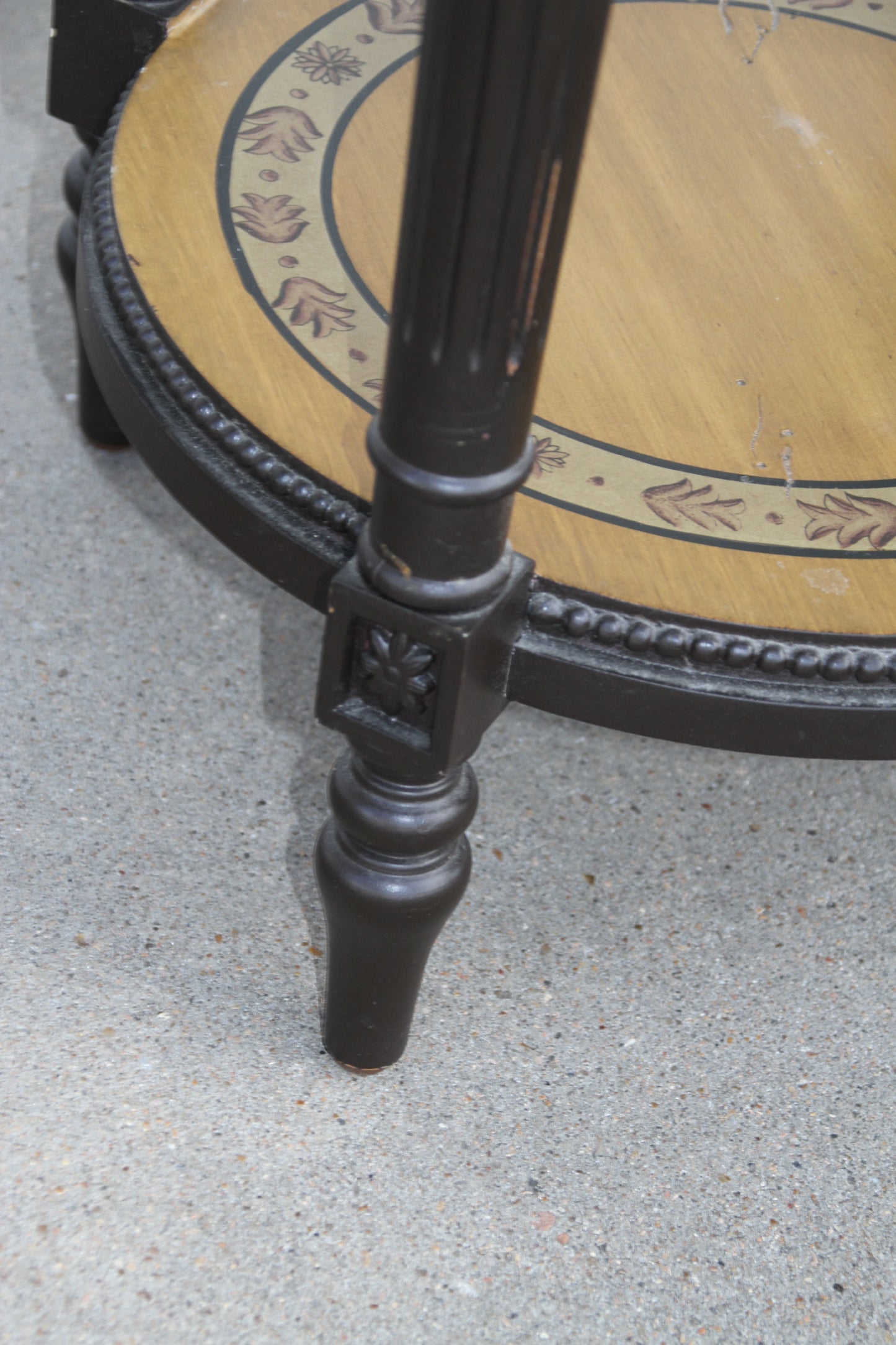 19thc Ebony Table