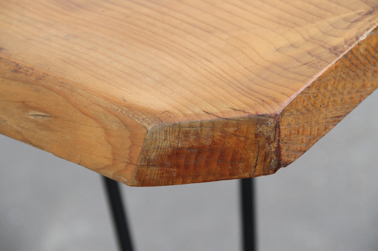 Mid Century Live Edge Coffee Table on Hair Pin Legs