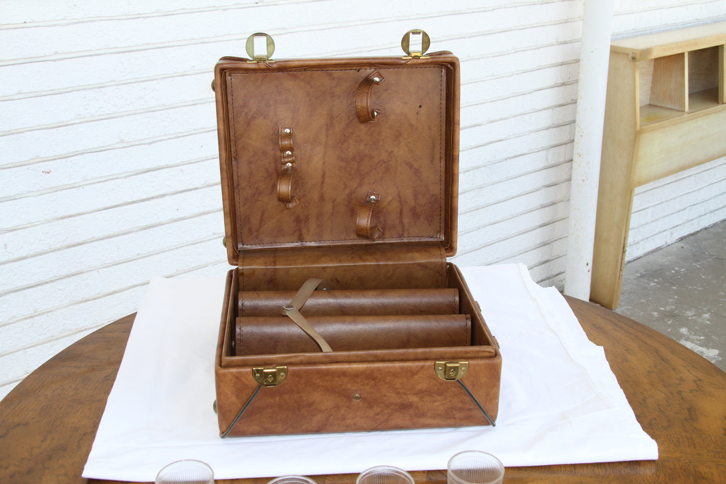 Vintage Travel Bar Case