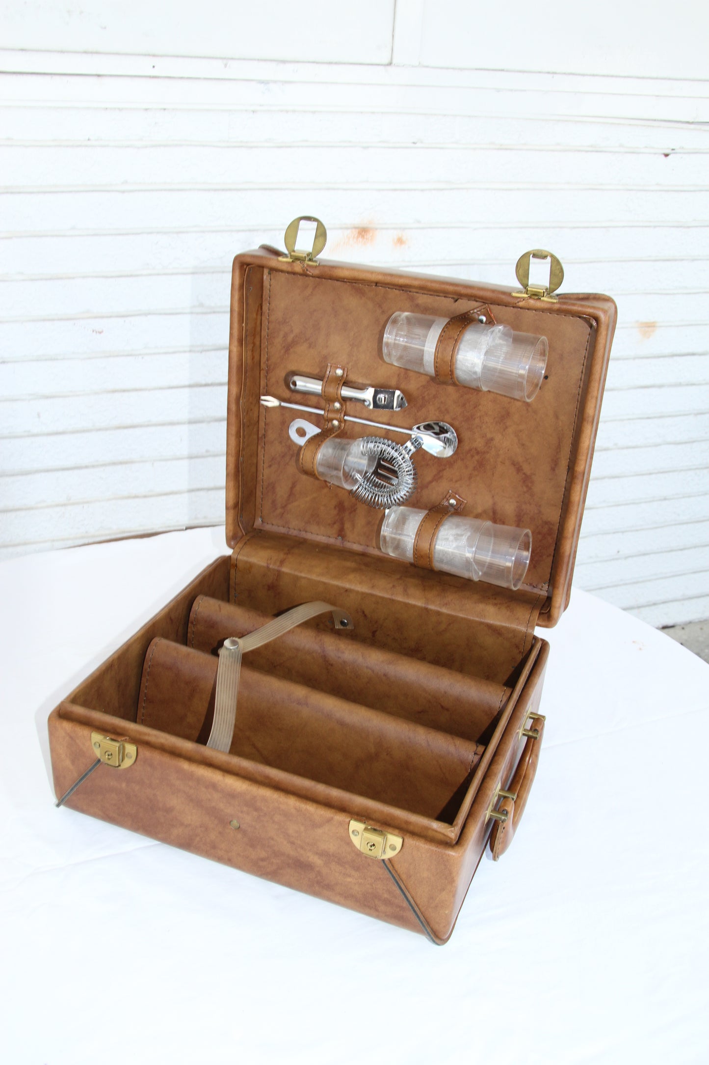 Vintage Travel Bar Case