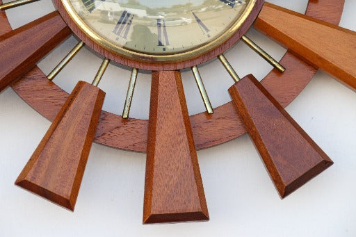 Wood clock