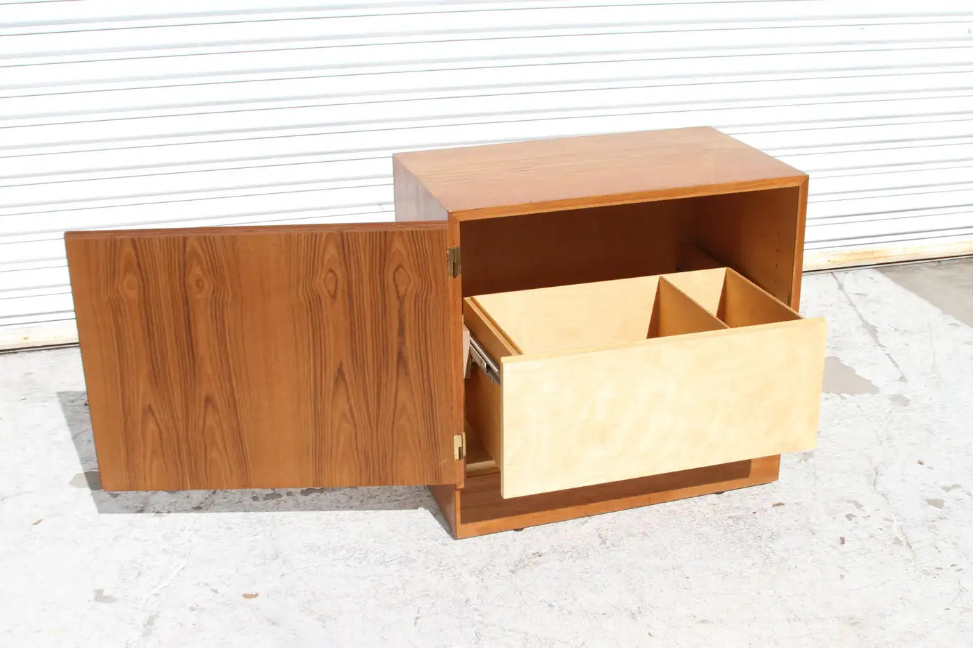 Poul Hundevard style Teak Cabinet with File Drawer