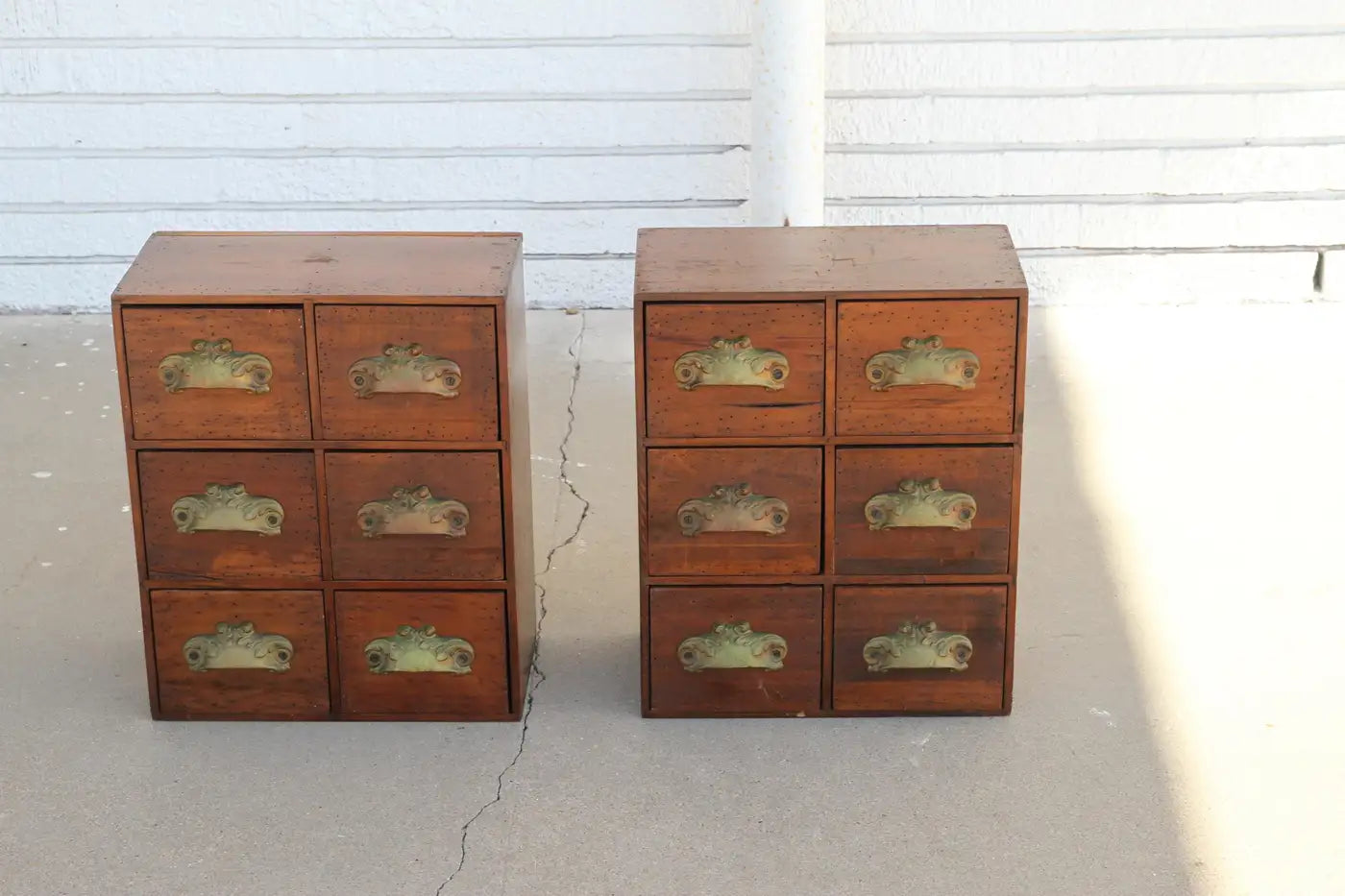 Pair of Apothecary Chest with Kenrick Pulls