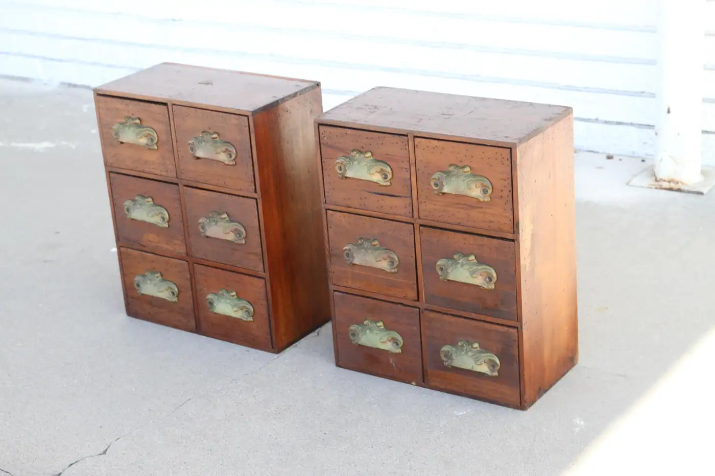 Pair of Apothecary Chest with Kenrick Pulls