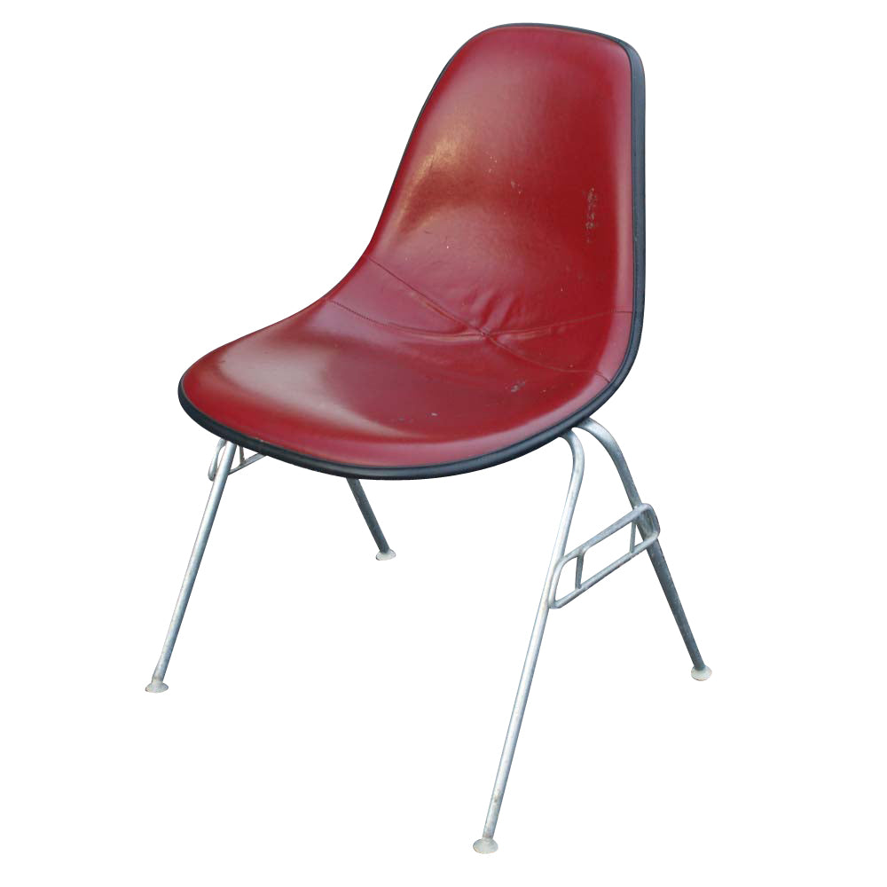 Herman Miller Eames Upholstered Fiberglass Shell Chair