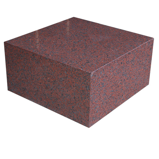 30″ Square Granite Pedestal Coffee Table