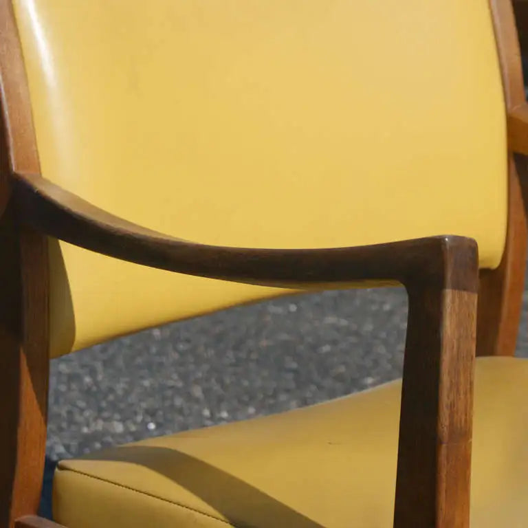 Vintage Walnut Johnson Furniture Co. Dining Chair