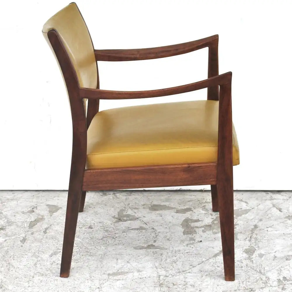 Vintage Walnut Johnson Furniture Co. Dining Chair