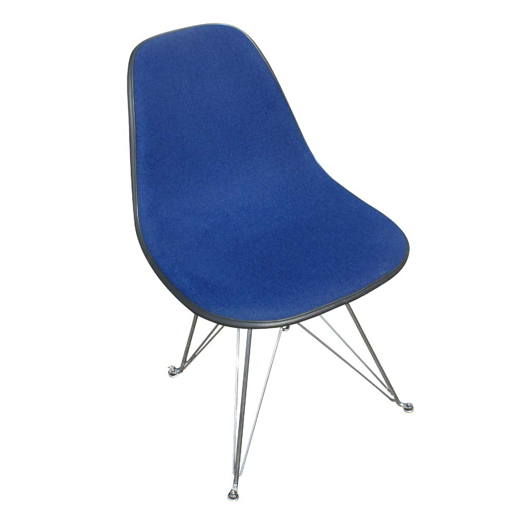 Navy Blue Eames High Back Soft Pad Office Chair from Herman Miller. Perfect for any professional environment.