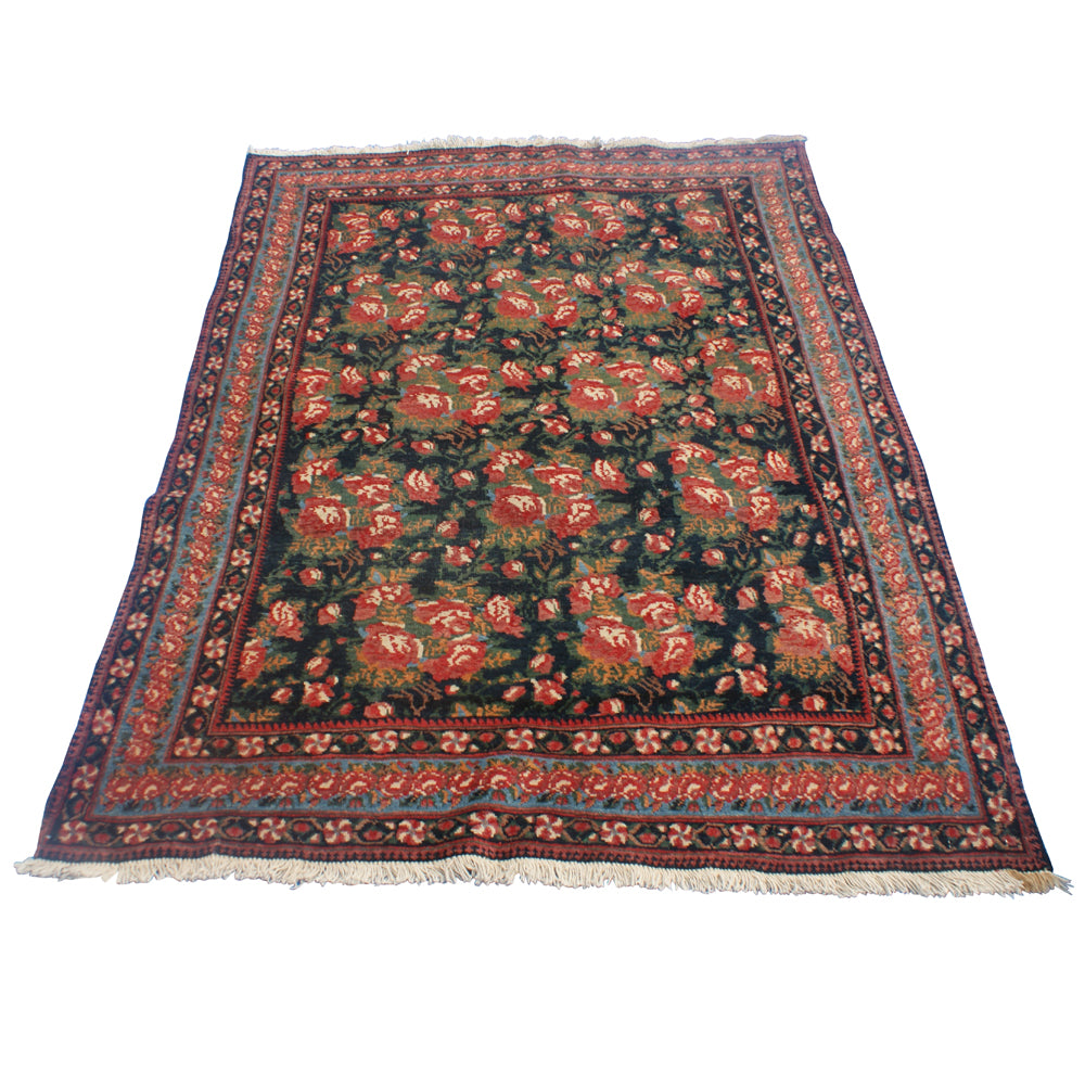 65″x46″ Vintage Genuine Hand Woven Persian Area Rug