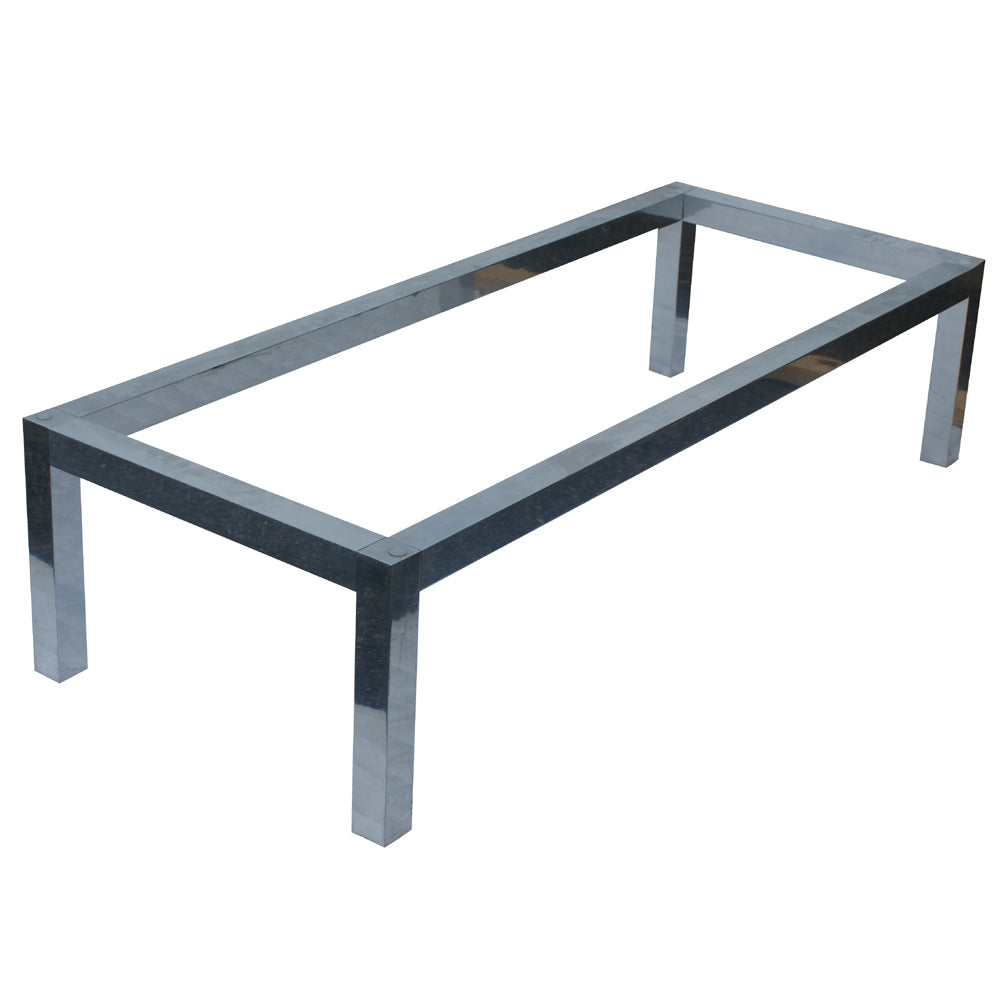 60″x24″ Rectangular Aluminum Coffee Table Base