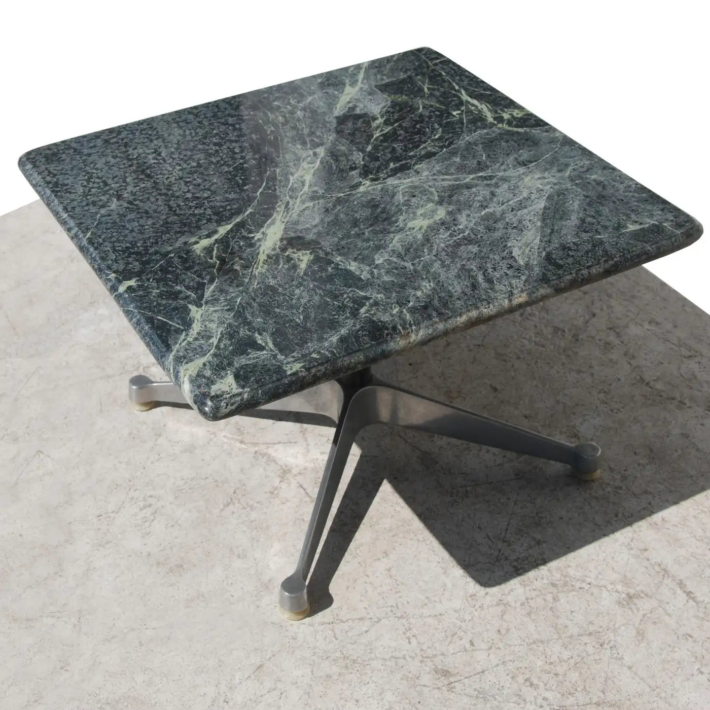 24″ Herman Miller Eames Aluminum Marble Coffee Table