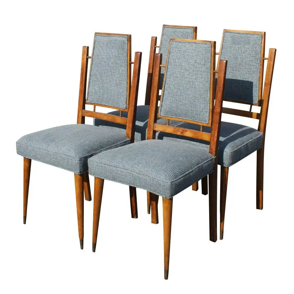 (4) Mid Century Modern Italian Dining Chairs (MR9874)