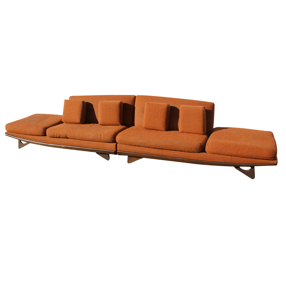 12ft Adrian Pearsall Craft Associates Sectional Sofa (MR10255)