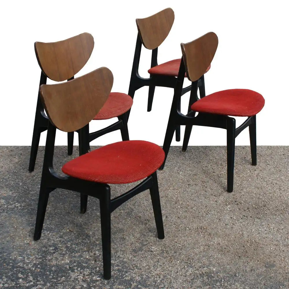 Vintage G Plan 1950 Mid Century Librenza Butterfly Dining Chairs