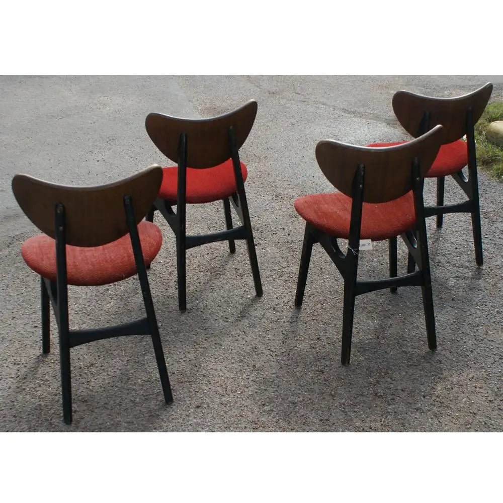 Vintage G Plan 1950 Mid Century Librenza Butterfly Dining Chairs