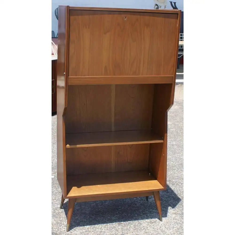 Danish Modern Walnut Secretary Desk