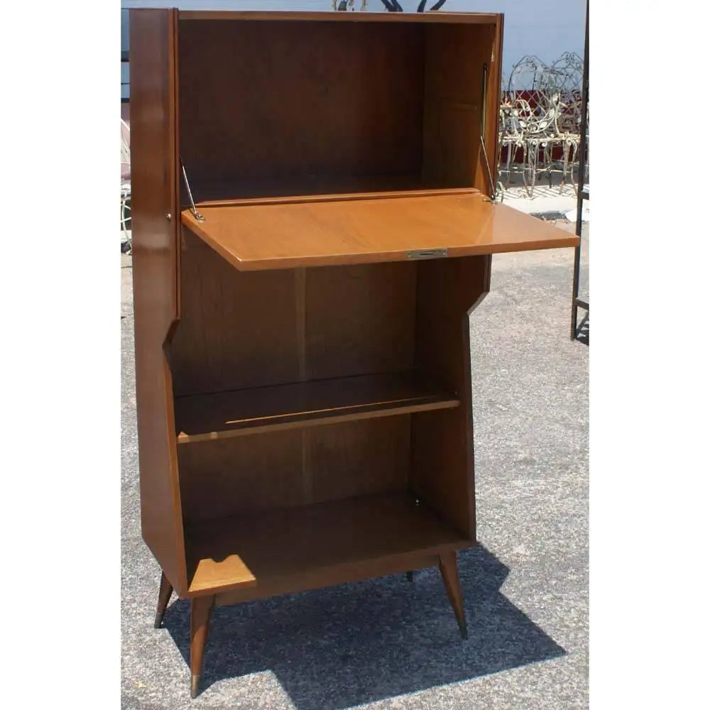 Danish Modern Walnut Secretary Desk