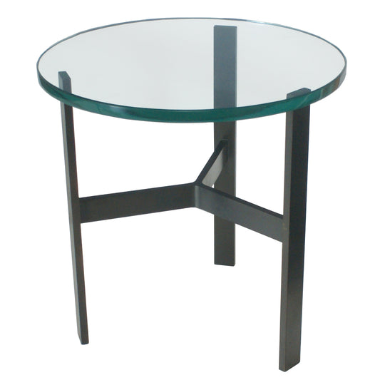 Solid Bronze Side End Table Jacques Quinet Style