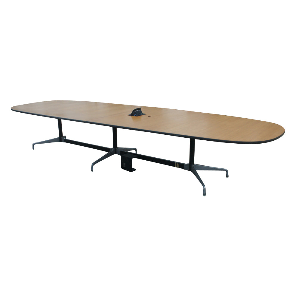 Herman Miller Eames Conference Table, crafted from wood office furniture. Enhance productivity and style in your conference room with this iconic piece.