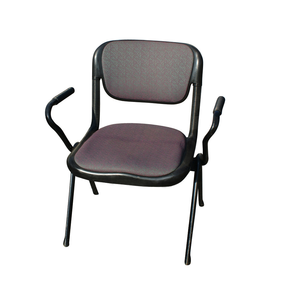 Vintage Krueger OpenArk Vertebra Purple Stacking Chair