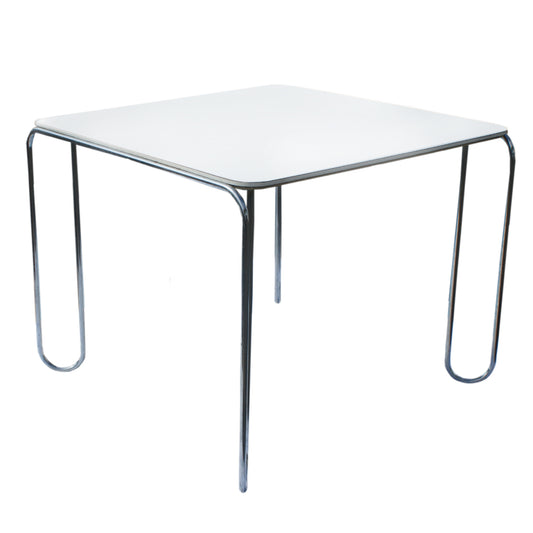 36″ Vintage Belschner Laminate Paperclip Table