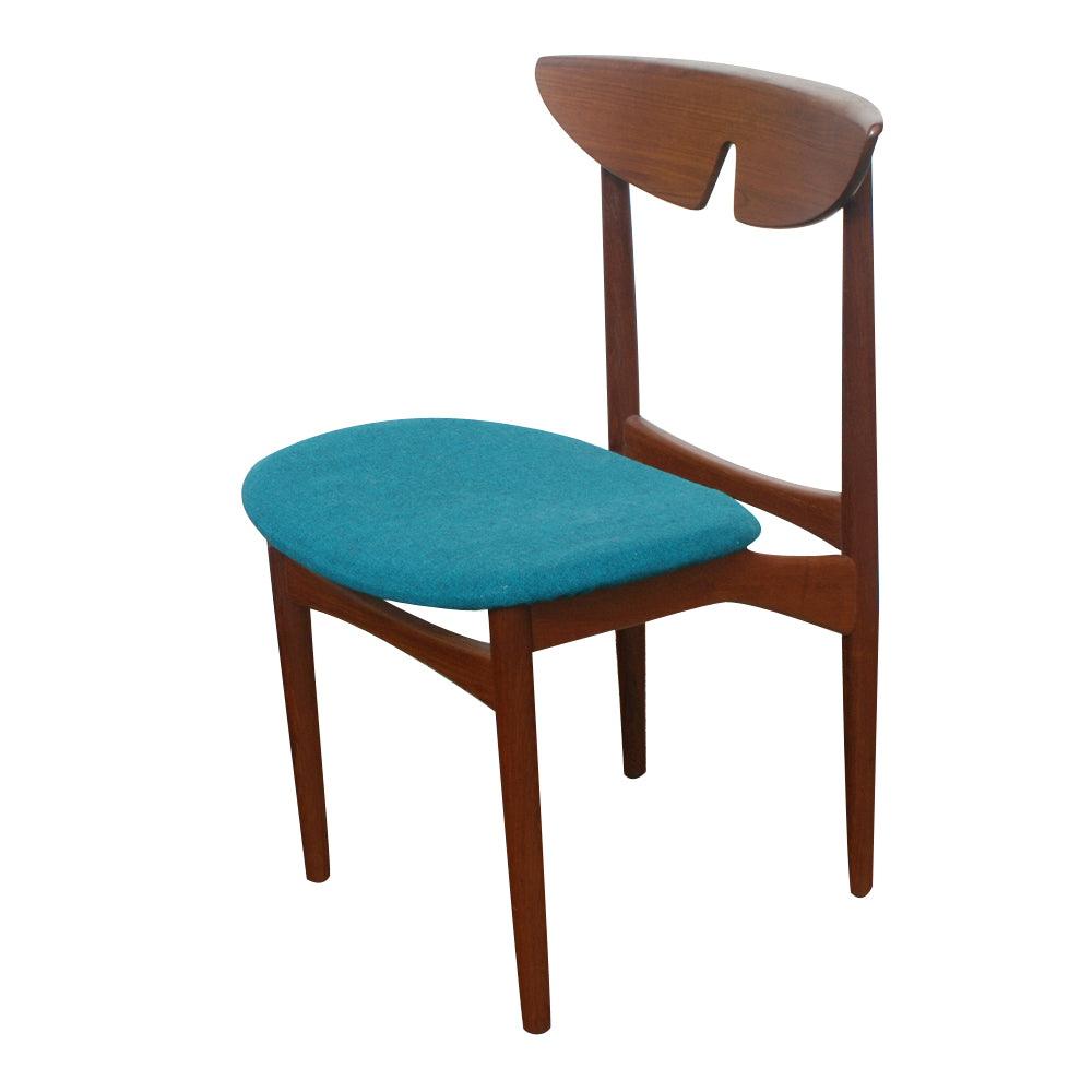 (3) Vintage Mid Century Kurt Ostervig Danish Teak Dining Chairs ( abp69 ) (MR11302)