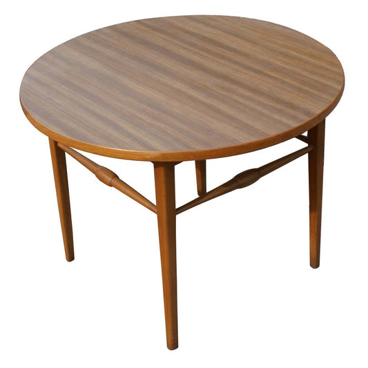 27″ Vintage Mid Century Round Coffee Table