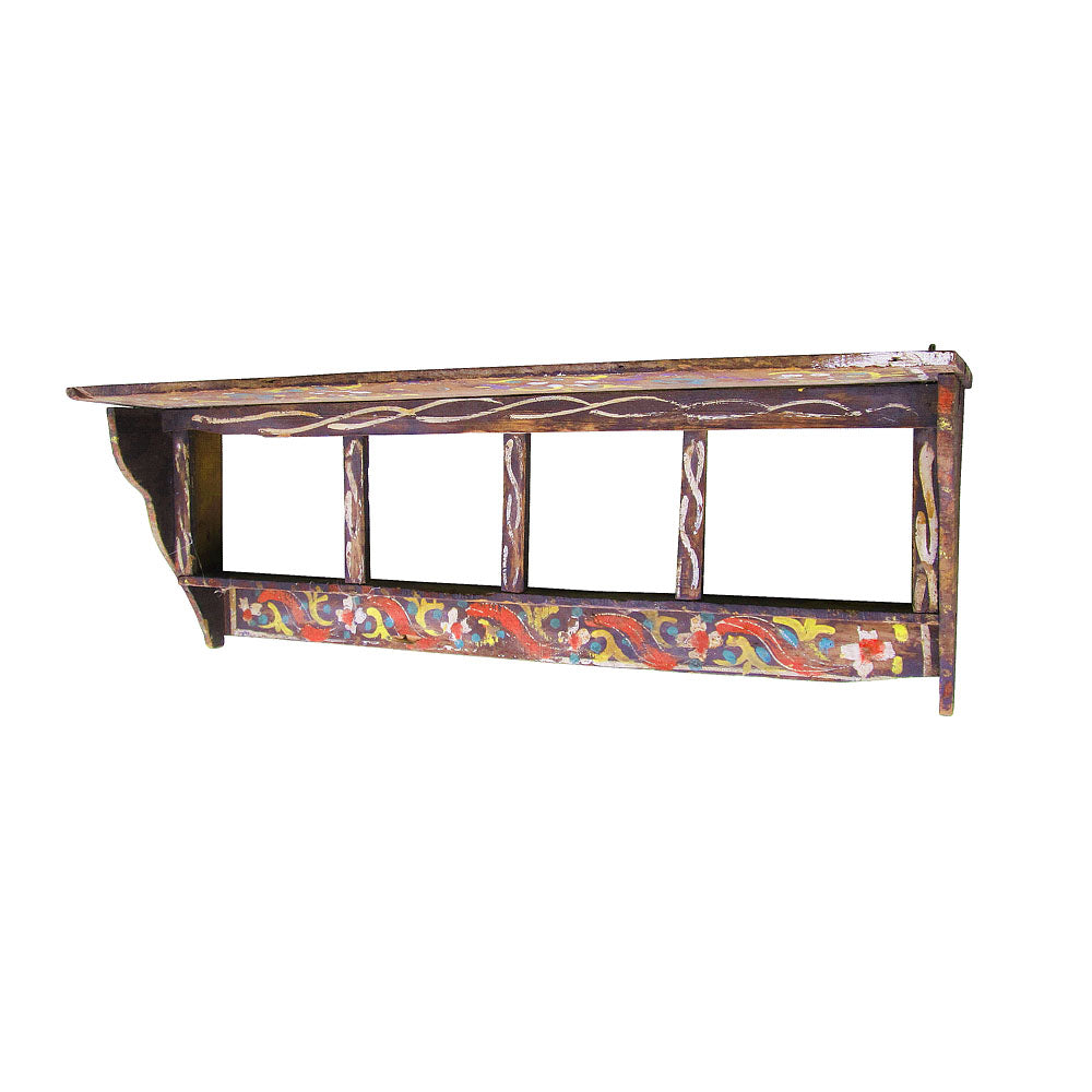 34″ Vintage Moroccan Shelf