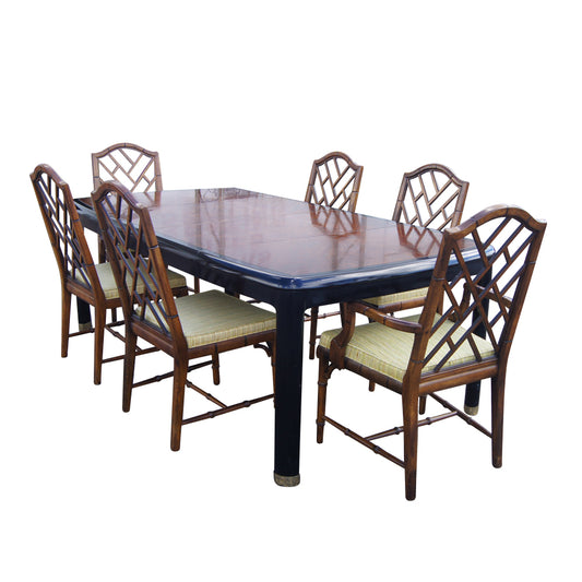 Century Furniture Chin Hua Dining Table and Chairs Set