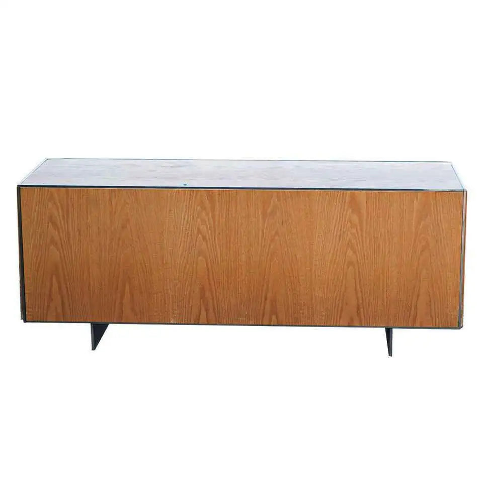 65 Davis Allen Oak Stainless Credenza